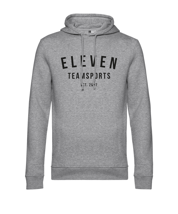 11teamsports established 2007 Hoody Grau Schwarz - grau