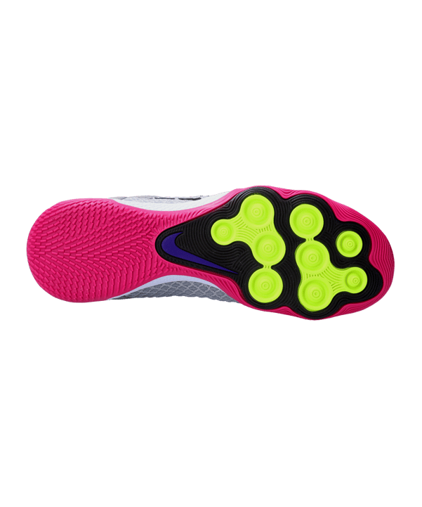 Nike React Gato IC Halle Grau Lila Schwarz F056 - grau