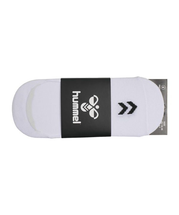 Hummel hmlCHEVRON No Show chaussettes 6er  Pack F9001 - blanc