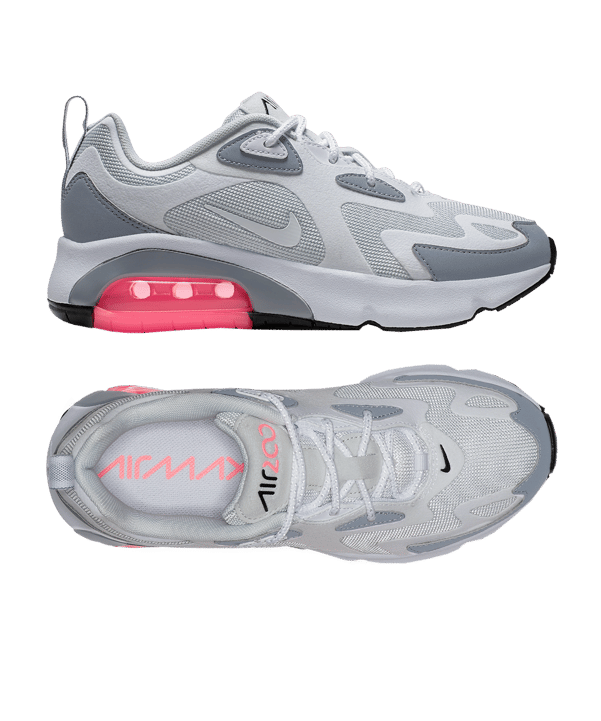 Nike Air Max 200 Sneaker Damen Grau Pink F004 - grau