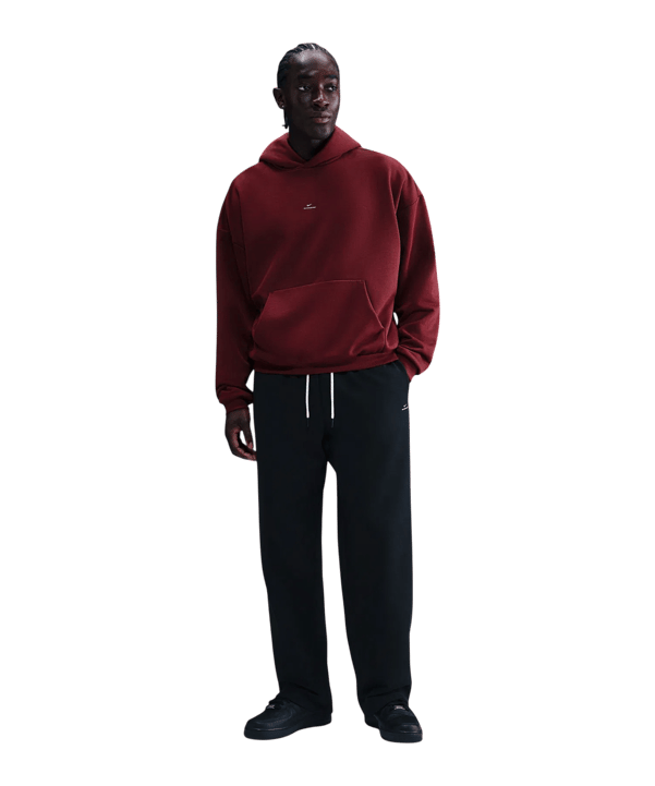 Nike Secondary Brushed Open Hem Hose Schwarz F010 - schwarz