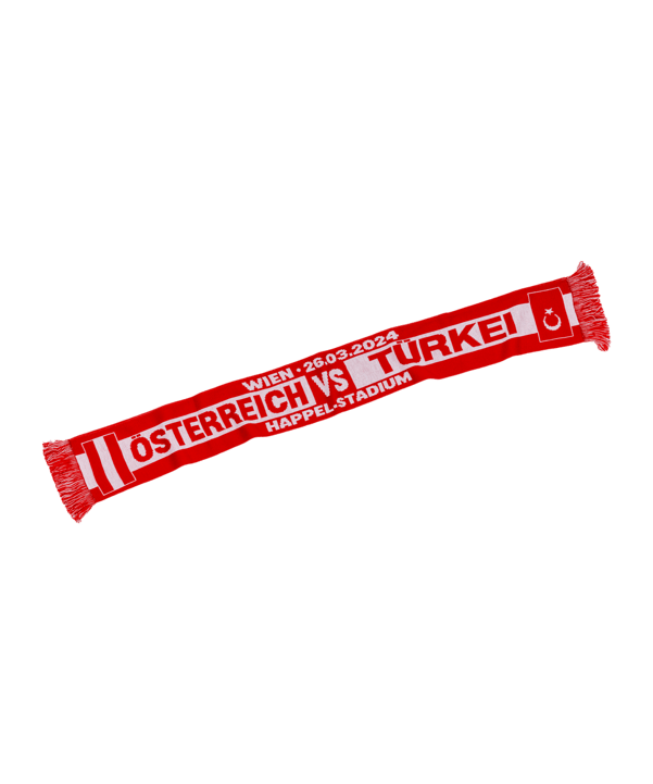 TFF Türkei Schal Match Rot - rot