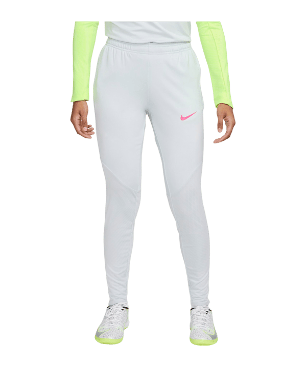Nike Strike Trainingshose Damen Weiss Gelb F043 - weiss