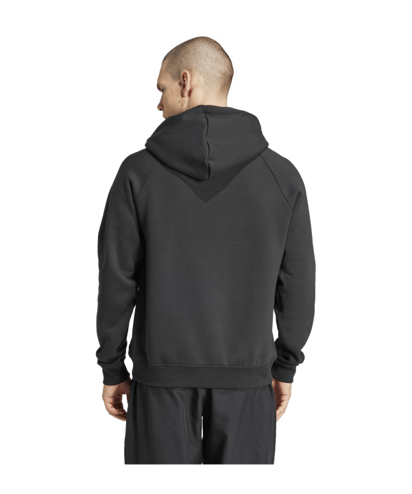 adidas Real Madrid Hoody Schwarz Gelb - schwarz