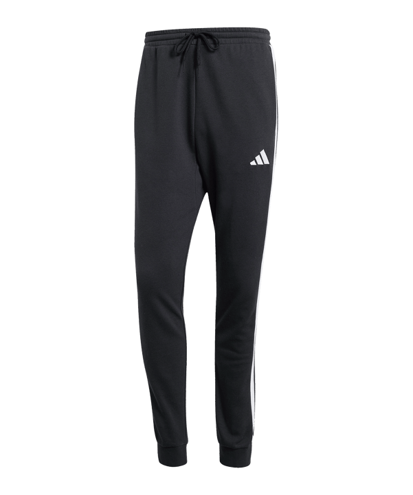 adidas Essentials 3 Stripes Jogginghose Schwarz - schwarz