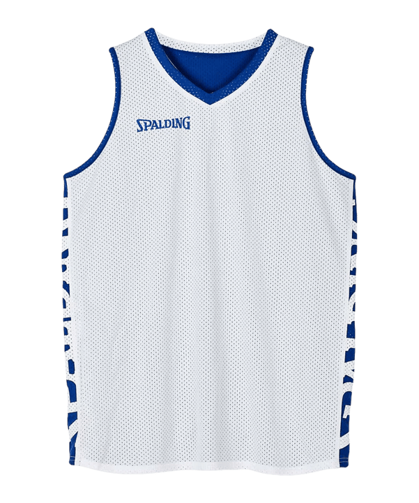 Spalding Essential Reversible Shirt Blau Weiss F02 - schwarz
