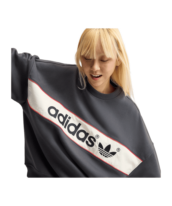 adidas Originals Block Sweatshirt Schwarz - schwarz