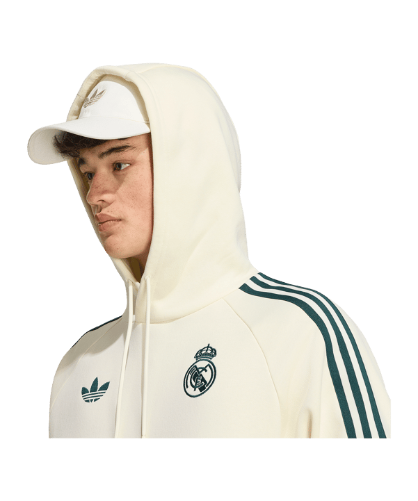 adidas Real Madrid Originals Hoody Beige - beige