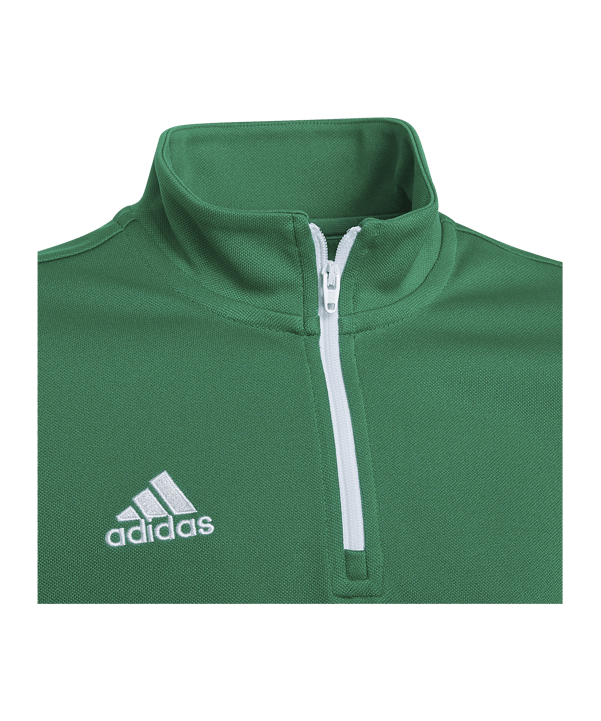 adidas Entrada 22 HalfZip Sweatshirt Kids Grün - gruen