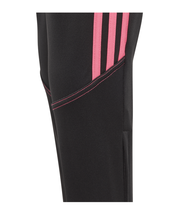 adidas Tiro 23 Club Trainingshose Kids Schwarz Pink - schwarz