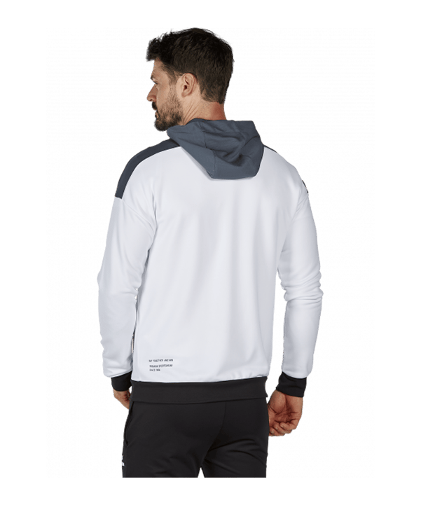 Erima Change by Kapuzenjacke Weiss Grau - weiss
