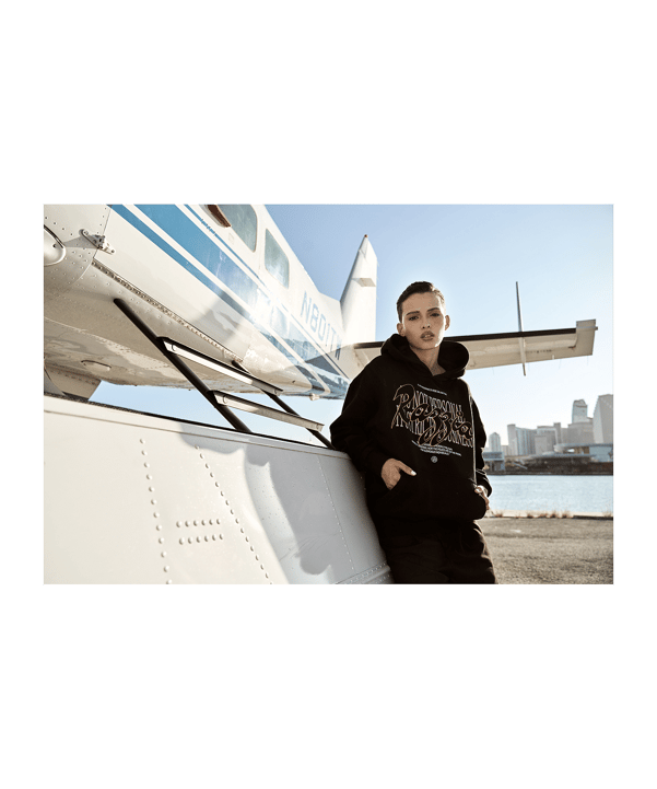 Mister Tee Razzia Oversized Hoody Schwarz - schwarz