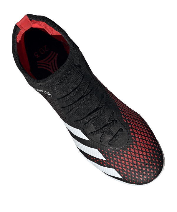 adidas Predator Mutator 20.3 IN Halle Schwarz Rot - schwarz