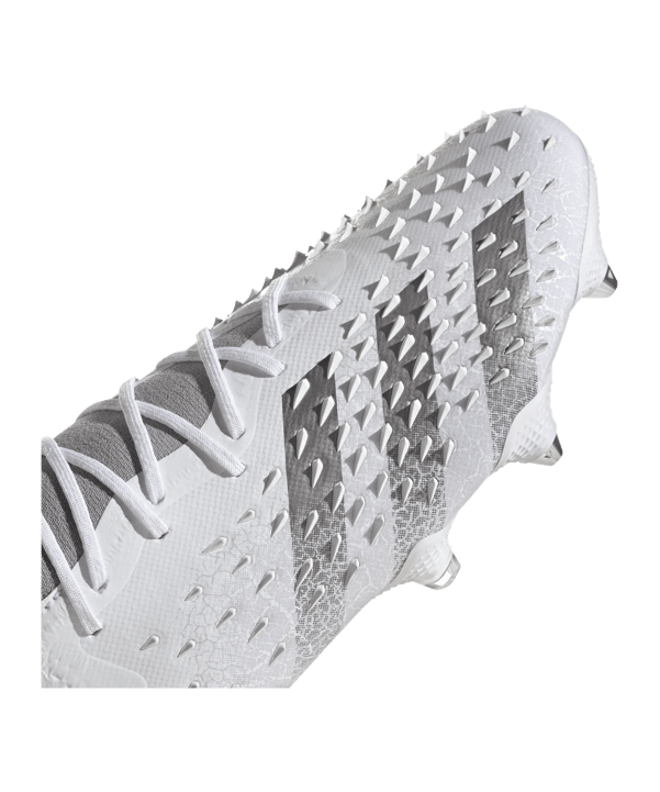 adidas Predator FREAK.1 SG White Spark Weiss Grau Rot - weiss