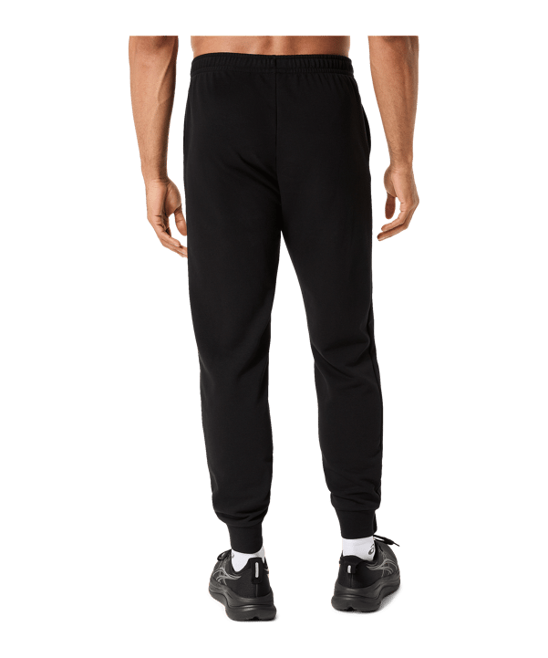 ASICS French Terry Hose Schwarz