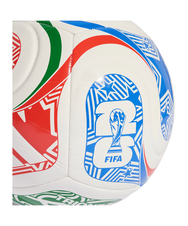 adidas World Cup 26 Trionda Club Trainingsball Weiß - weiss