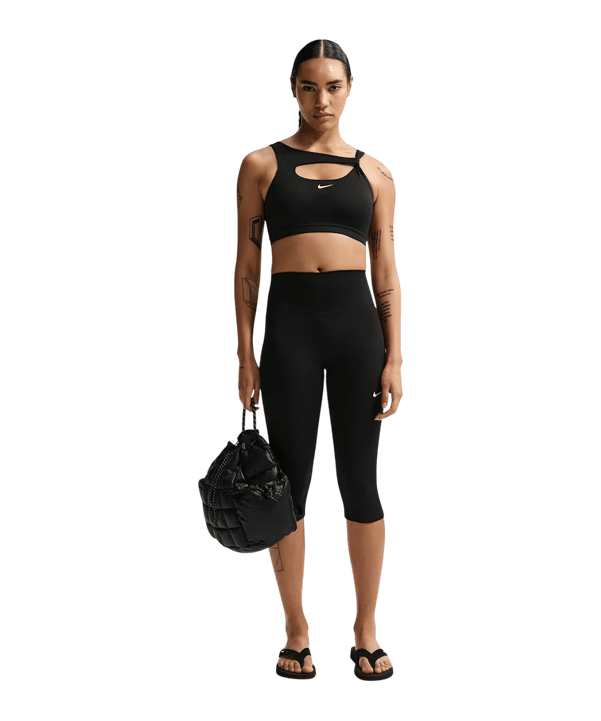 Nike One Padded Sport-BH Damen Schwarz F010