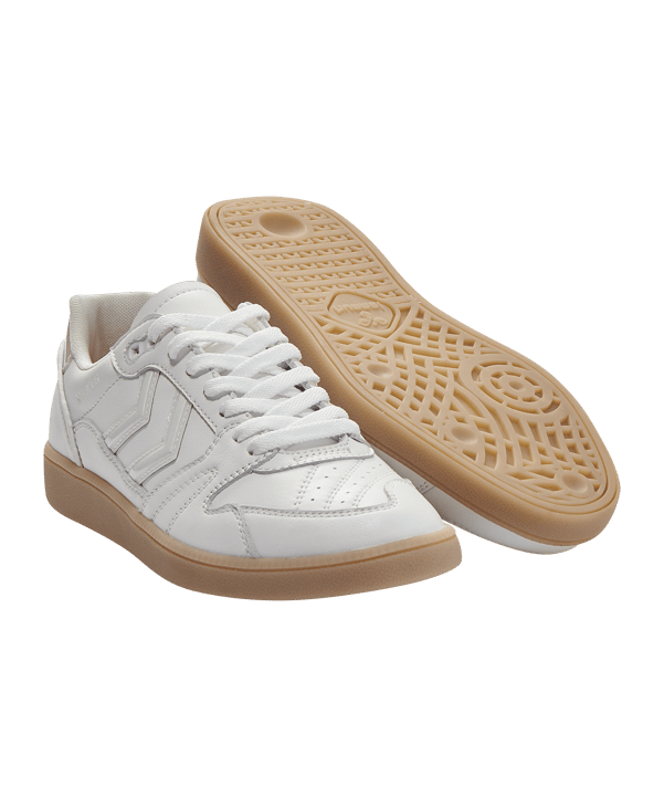 Hummel Hb Team Snow Blind Sneaker Weiss F9001 - weiss