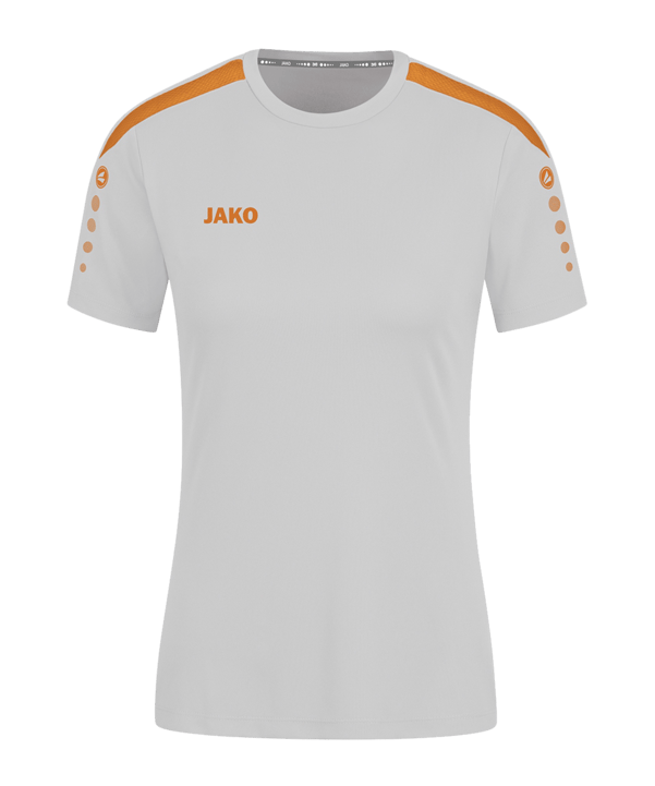 JAKO Power Trikot Damen Grau Orange F846 - grau