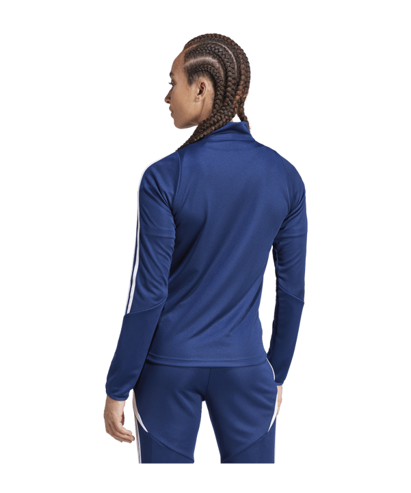 adidas Tiro 24 Trainingstop Damen Blau Weiss - blau
