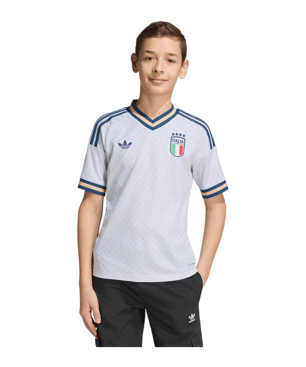 adidas FIGC Italien Trikot Away WM 2026 Kids Blau - blau