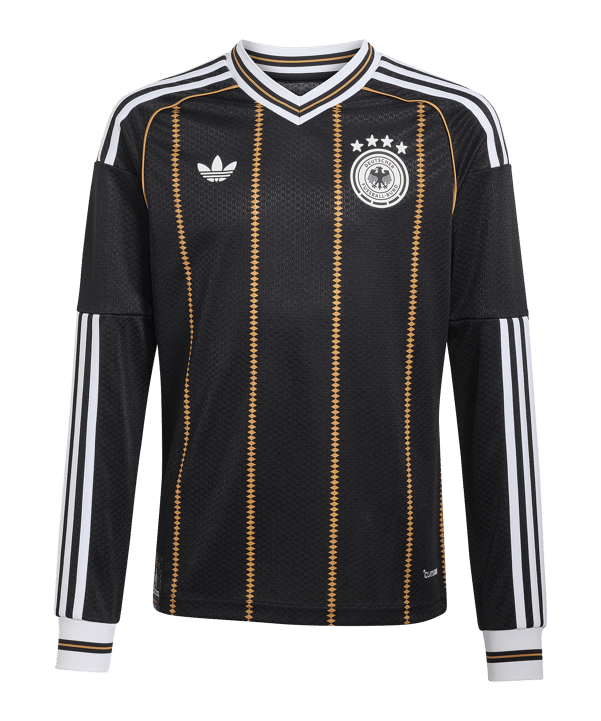 adidas Germania Maglia maniche lunghe 3rd 2026 Bambini Nero - nero