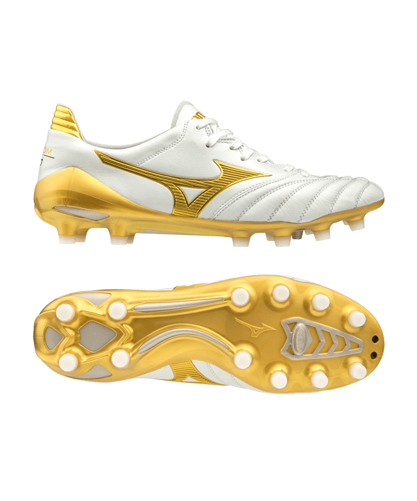 Mizuno Morelia Neo II Japan FG Weiss Gold F50 - weiss