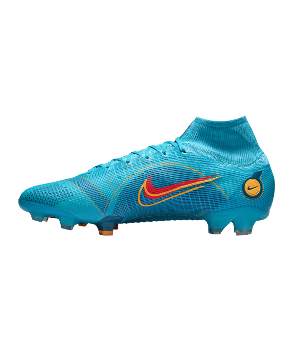 Nike Mercurial Superfly VIII Blueprint Elite FG Blau F484 - blau