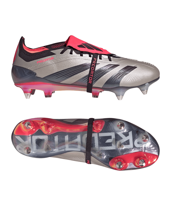 Chaussures de football adidas Predator Elite FT SG Vivid Horizon gris pre - blanc