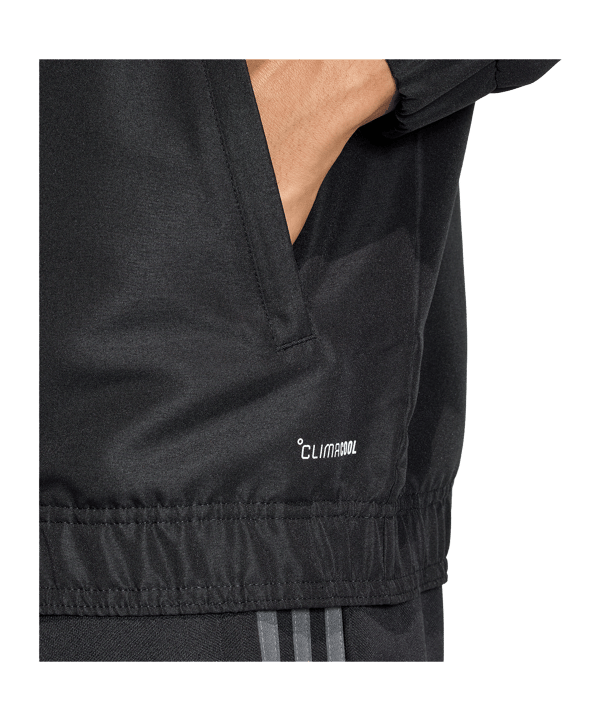 adidas Entrada 26 Präsentationsjacke Schwarz - schwarz
