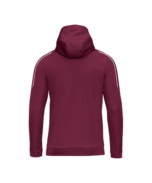 JAKO Classico Kapuzenjacke Dunkelrot F14 - rot
