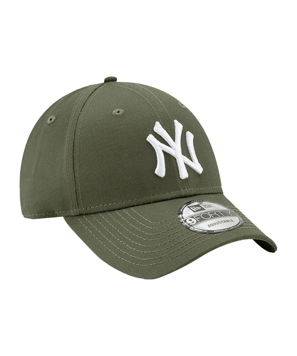 New Era NY Yankees 9Forty League Essential Cap Weiss - gruen
