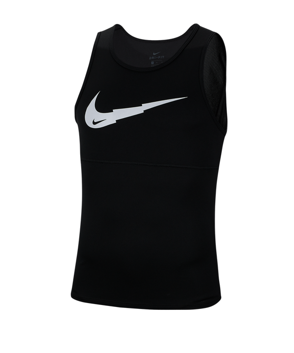 Nike Breathe Tanktop Running Schwarz F010 - schwarz