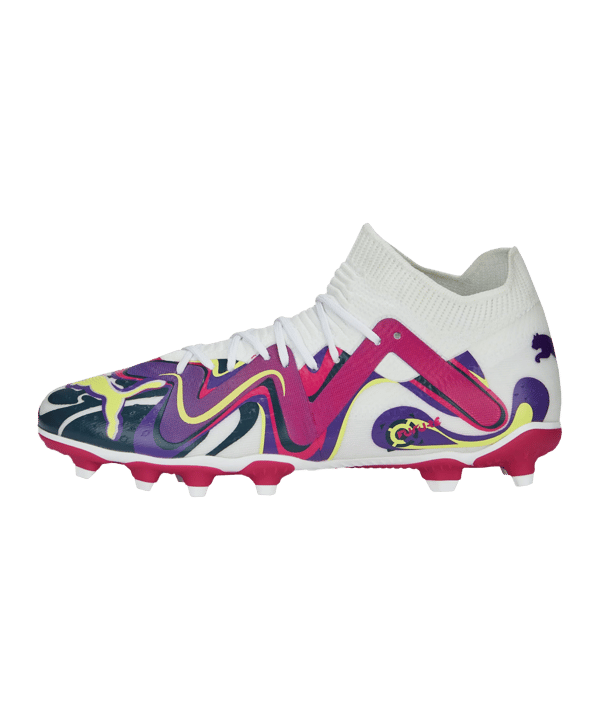 PUMA FUTURE Match FG/AG NJR Creativity Jr Kids Weiss Lila F01 - weiss