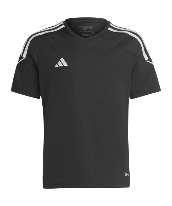 adidas Tiro 23 Trikot Kids Schwarz Weiss - schwarz