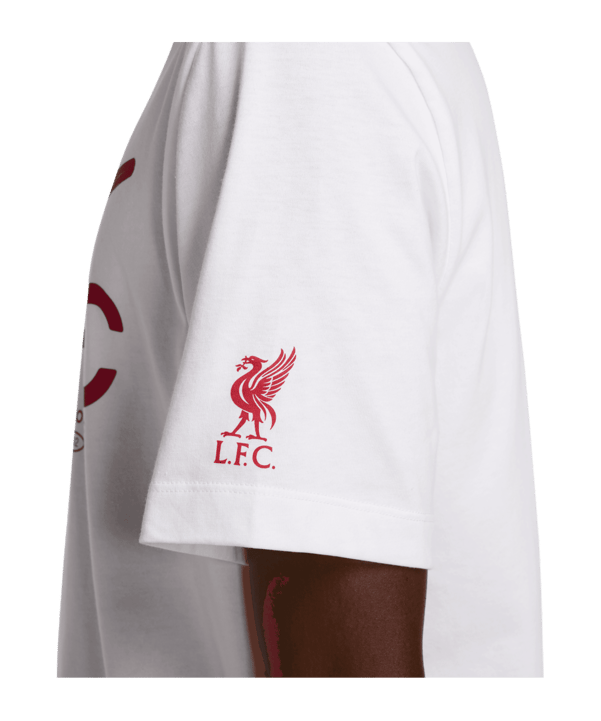 Nike FC Liverpool Swoosh T-Shirt Weiss F100 - weiss