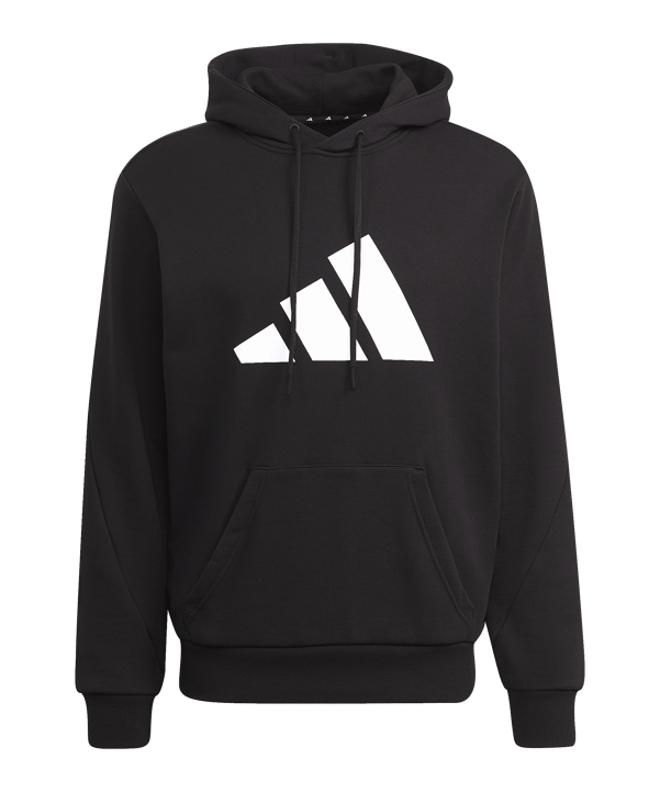 adidas 3B Hoody Schwarz Weiss - schwarz