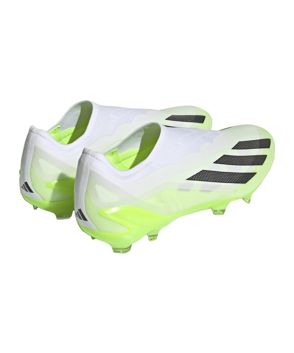 adidas X Crazyfast.1 LL FG Crazyrush Weiss Schwarz Gelb - weiss