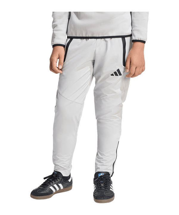 adidas Tiro Travel Woven Hose Kids Grau - grau