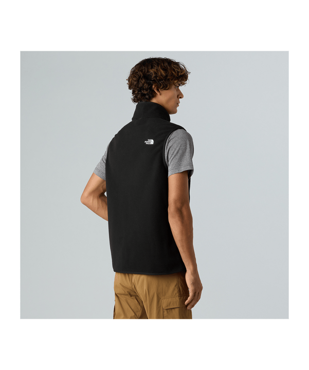 The North Face Glacier Fleece Weste Schwarz - schwarz
