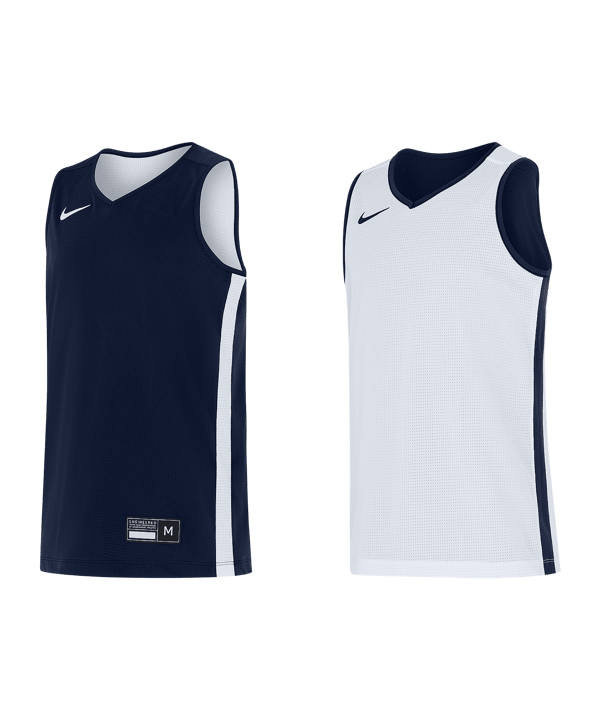 Nike Team25 Basketball Stock Reversible Maglietta Bambini Blu C451 - blu
