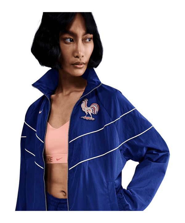 Nike France Woven Giacca Donna Blu C492 - blu