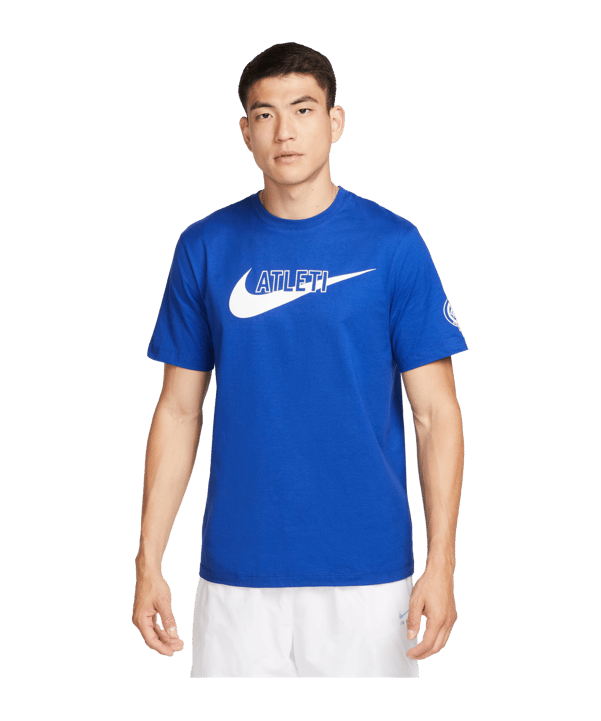 Nike Atletico Madrid Swoosh T-Shirt Blau F417 - blau