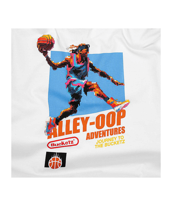 Bucketz Alley-Oop Adventures T-Shirt Weiß - weiss