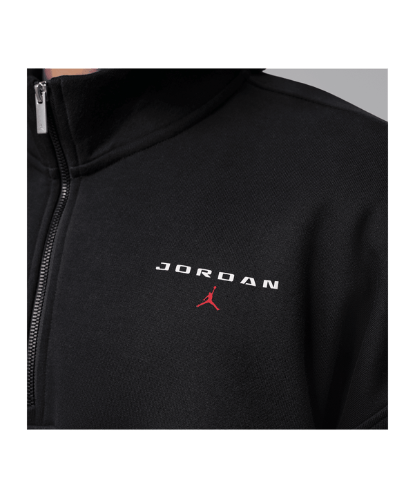 Jordan Flight Fleece 1/4 Zip Top Nero C010 - nero
