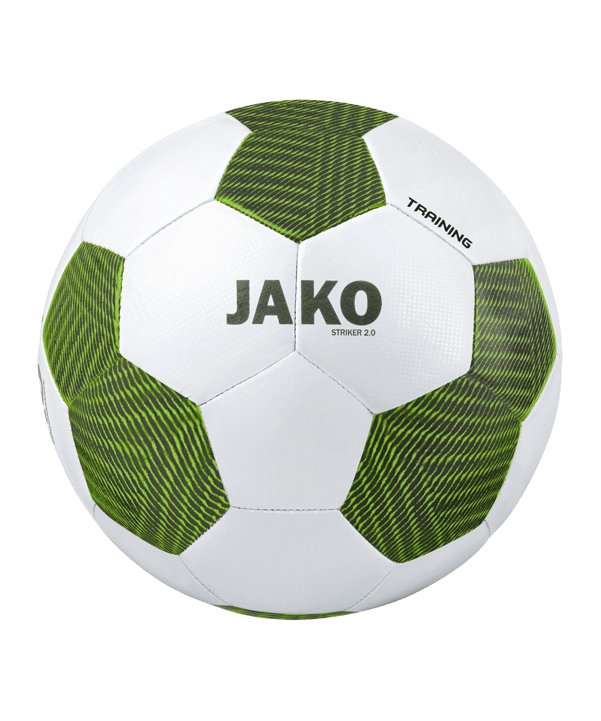 JAKO Striker 2.0 Trainingsball Weiss Grün F705 - weiss