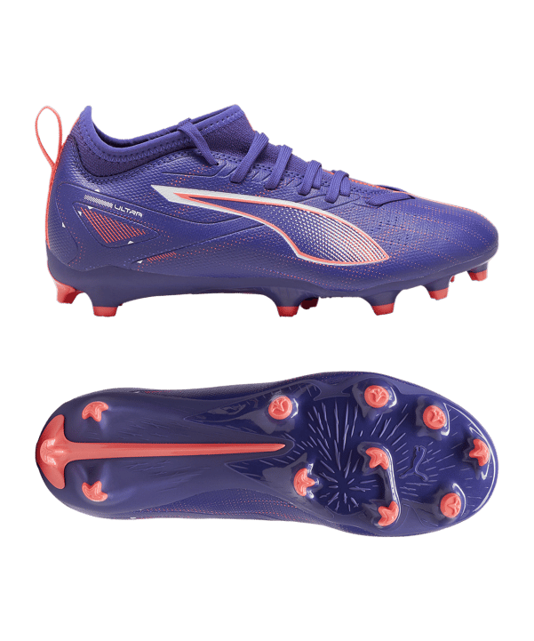 PUMA ULTRA 5 Match FG/AG Formula Jr Kids Lila Weiss F01 - lila