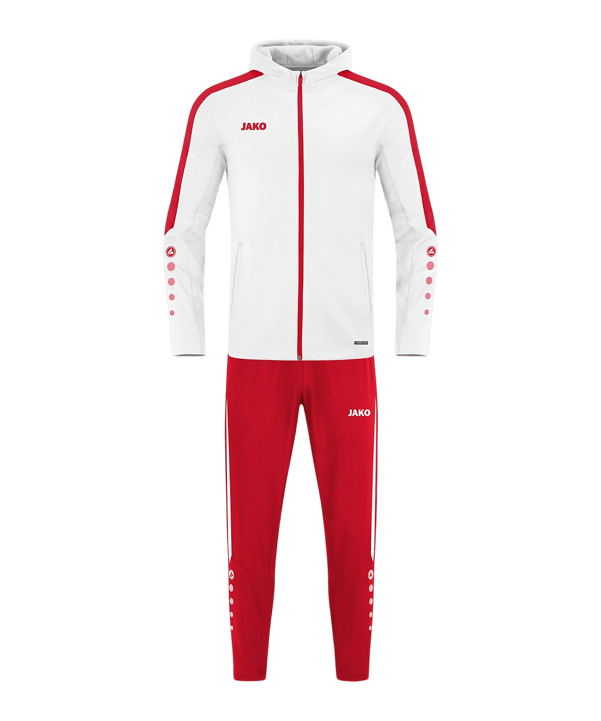 JAKO Power Präsentationsanzug Kids Weiß F004 - weiss