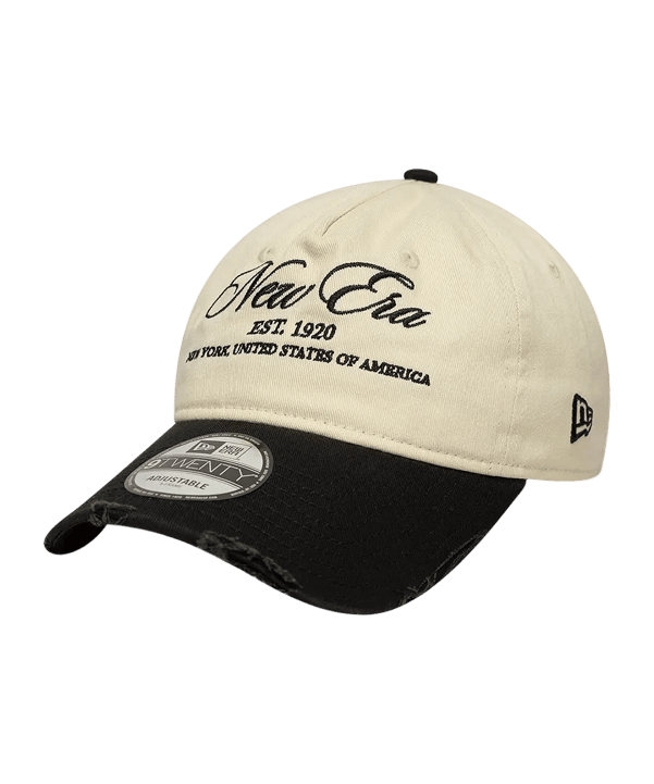 New Era Wash Distress 9Twenty Af Newera Capuchon Beige - beige