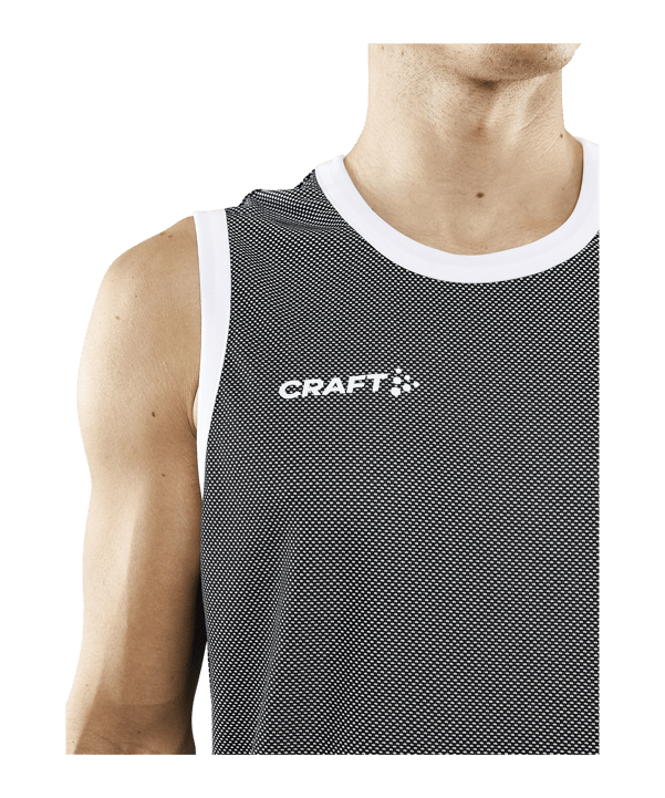 Craft Progress Reversible Basket Trikot Schwarz - schwarz